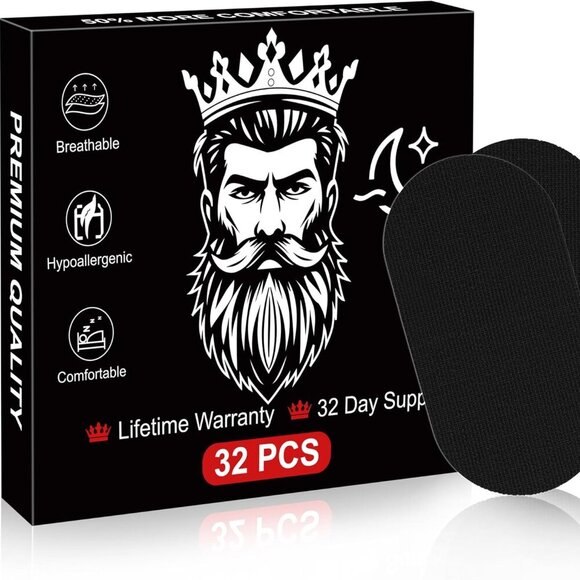 Brand new - (32 Pack) - Black Mouth Tape with Gentle Adhesion - Picture 1 of 5